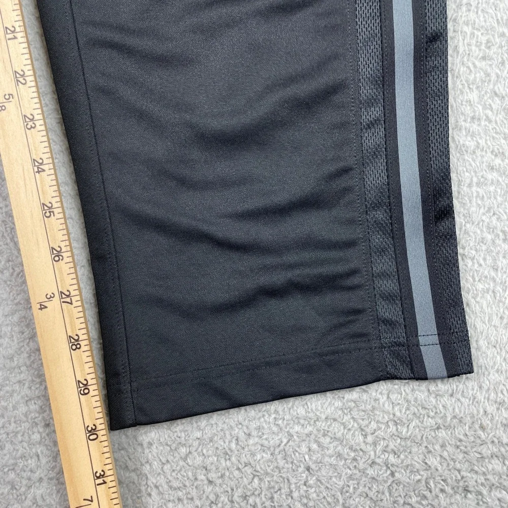 Nike Training Track Pants Mens Medium‎ Black Gray Striped 480238-010 Athletic